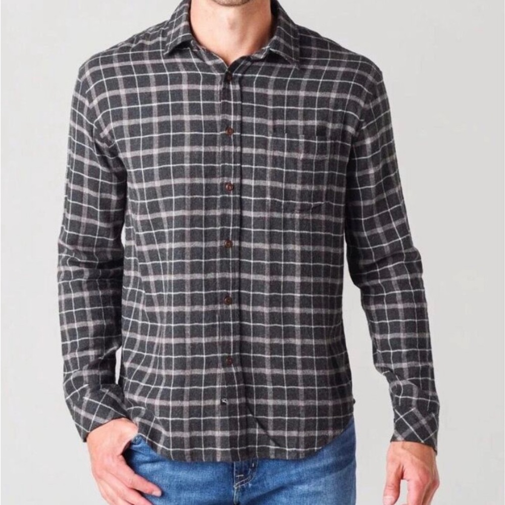 Rails Men’s Brushed Lennox Flannel Long Sleeve Shirt Size XL